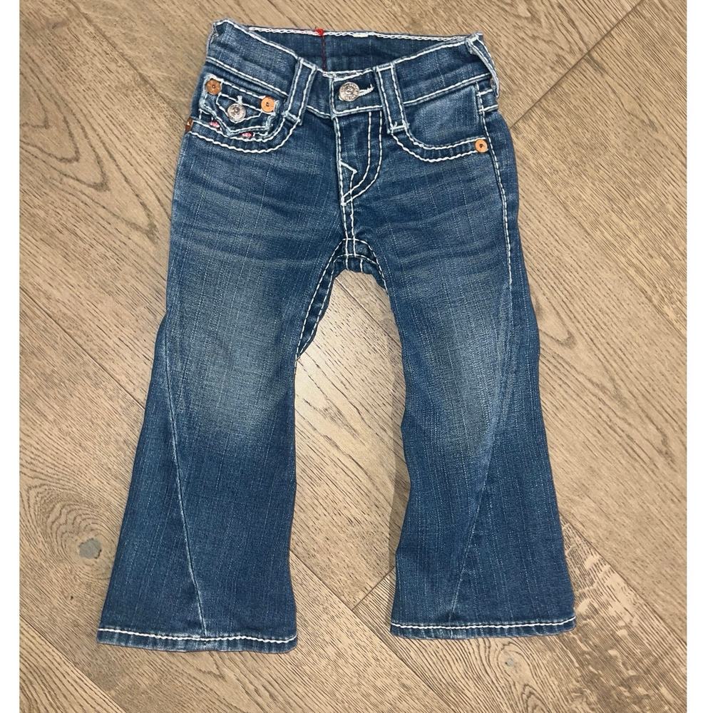 True Religion Joey Triple T Bootcut Flare Jeans 2T